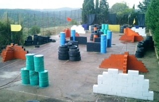  One of our paintball stages 